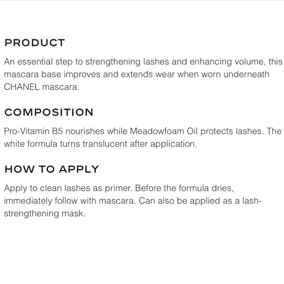 2 CHANEL LA BASE Mascara Lash Primers - Picture 6 of 6